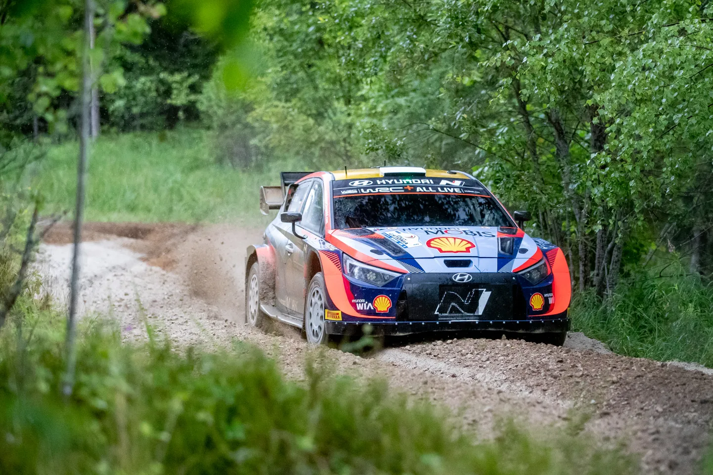 Ott Tänak tänavusel Rally Estonial.