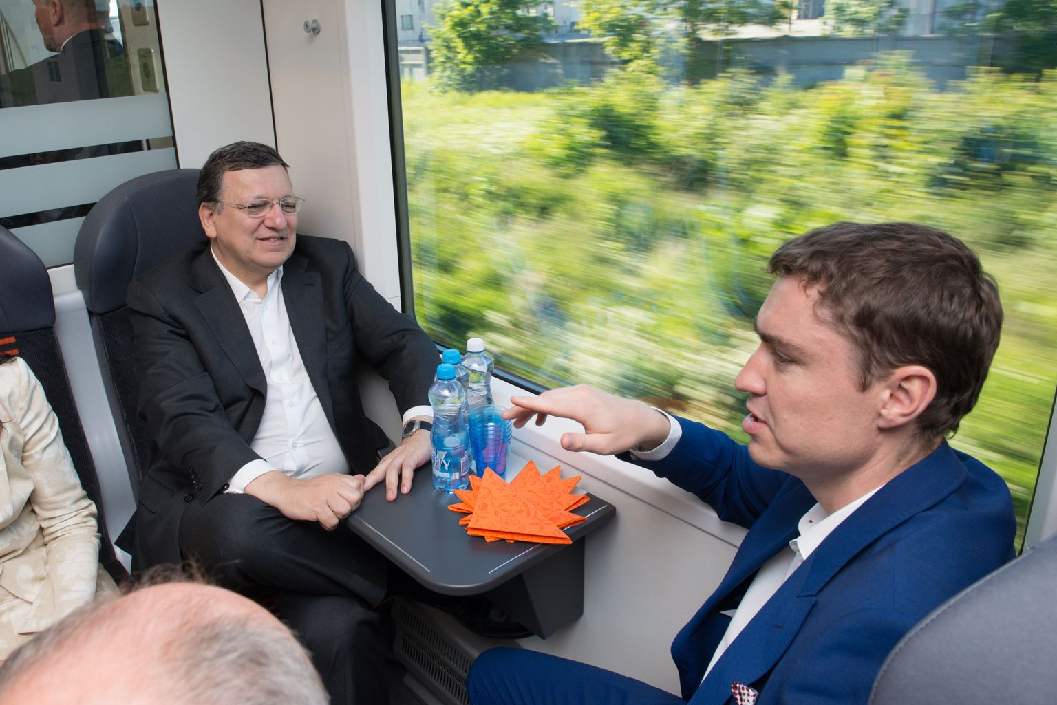 Euroopa Komisjoni president José Manuel Barroso 2014. aasta juunis Eestis rongisõitu tegemas.