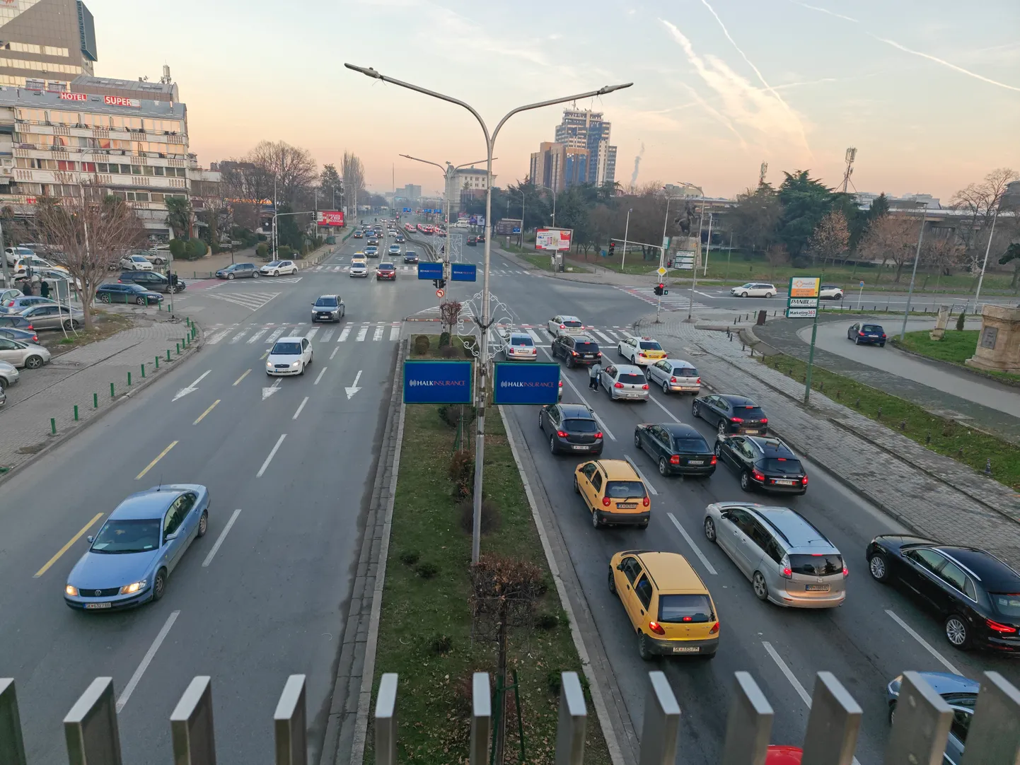Satiksme Ziemeļmaķedonijas galvaspilsētā Skopjē.