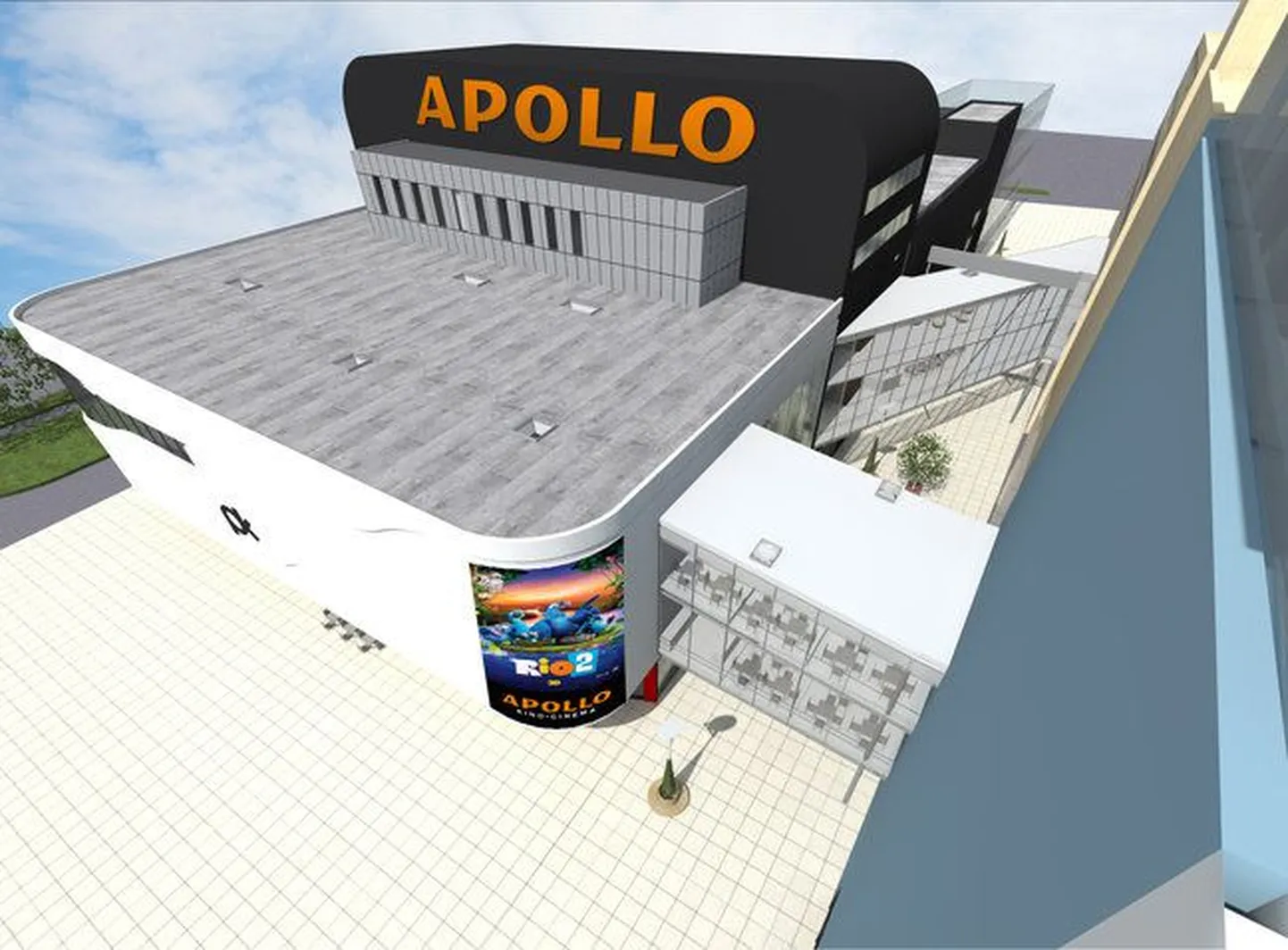 В мае откроется первый кинотеатр Apollo