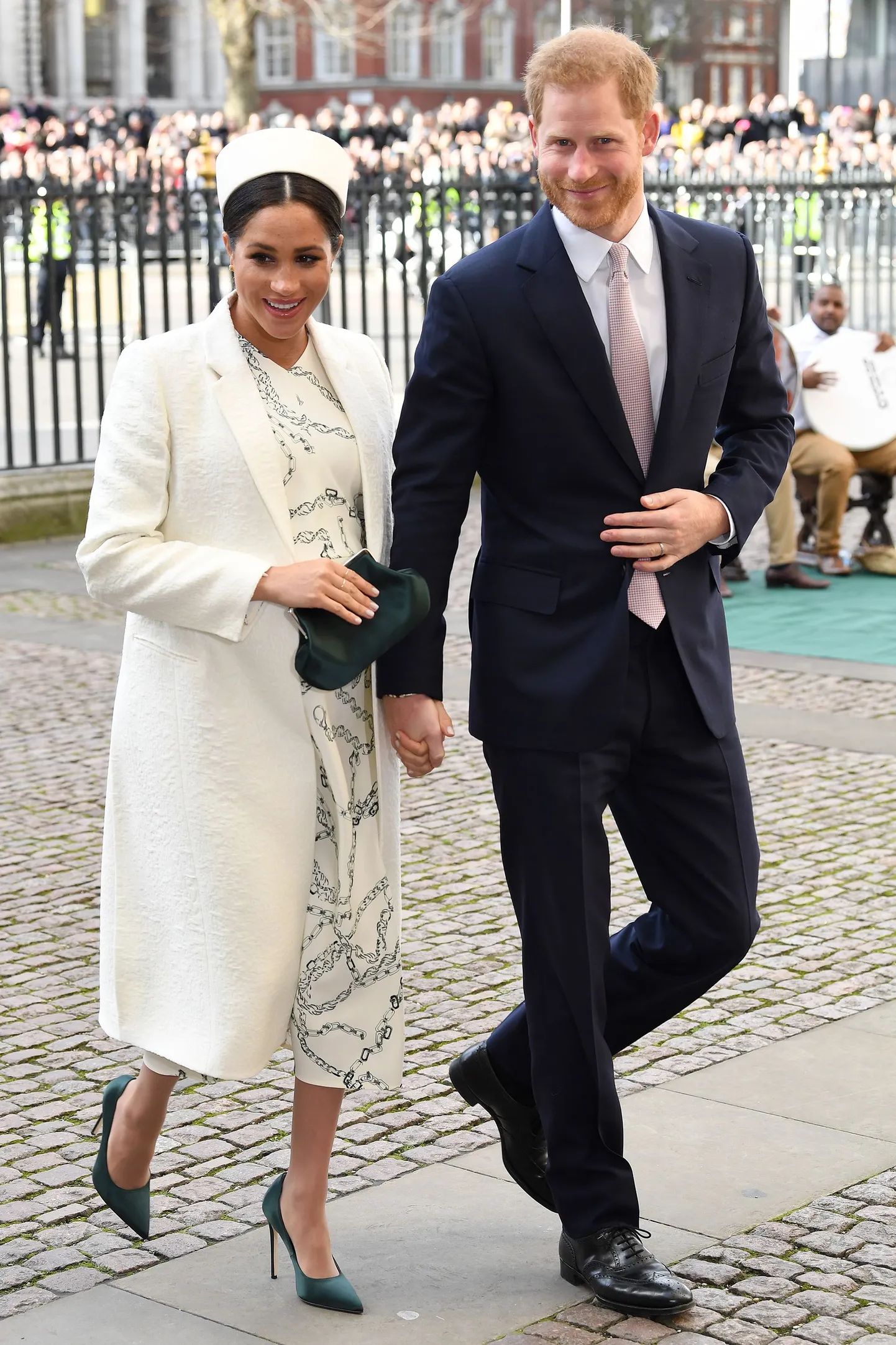 Prints Harry ja Sussexi hertsoginna Meghan suundumas 11. märtsil Westminster Abbeysse Rahvaste Ühenduse päeva jumalateenistusele