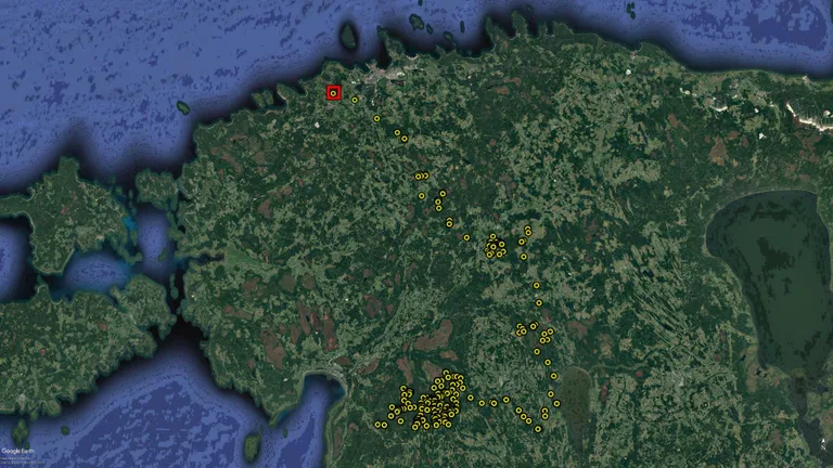 Jälgimisseadmega hundi teekond.