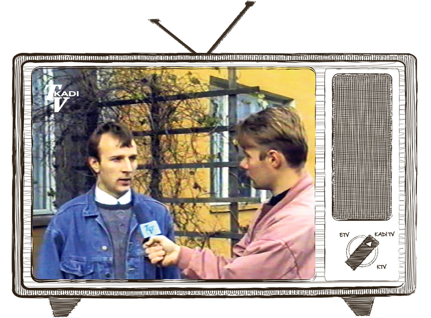 PÄEVAKAJALINE: Reporter Mehis Tulgile annab aru Saaremaa suhkrupeedi kasvatajate ühistu esindaja Andrus Kandimaa.