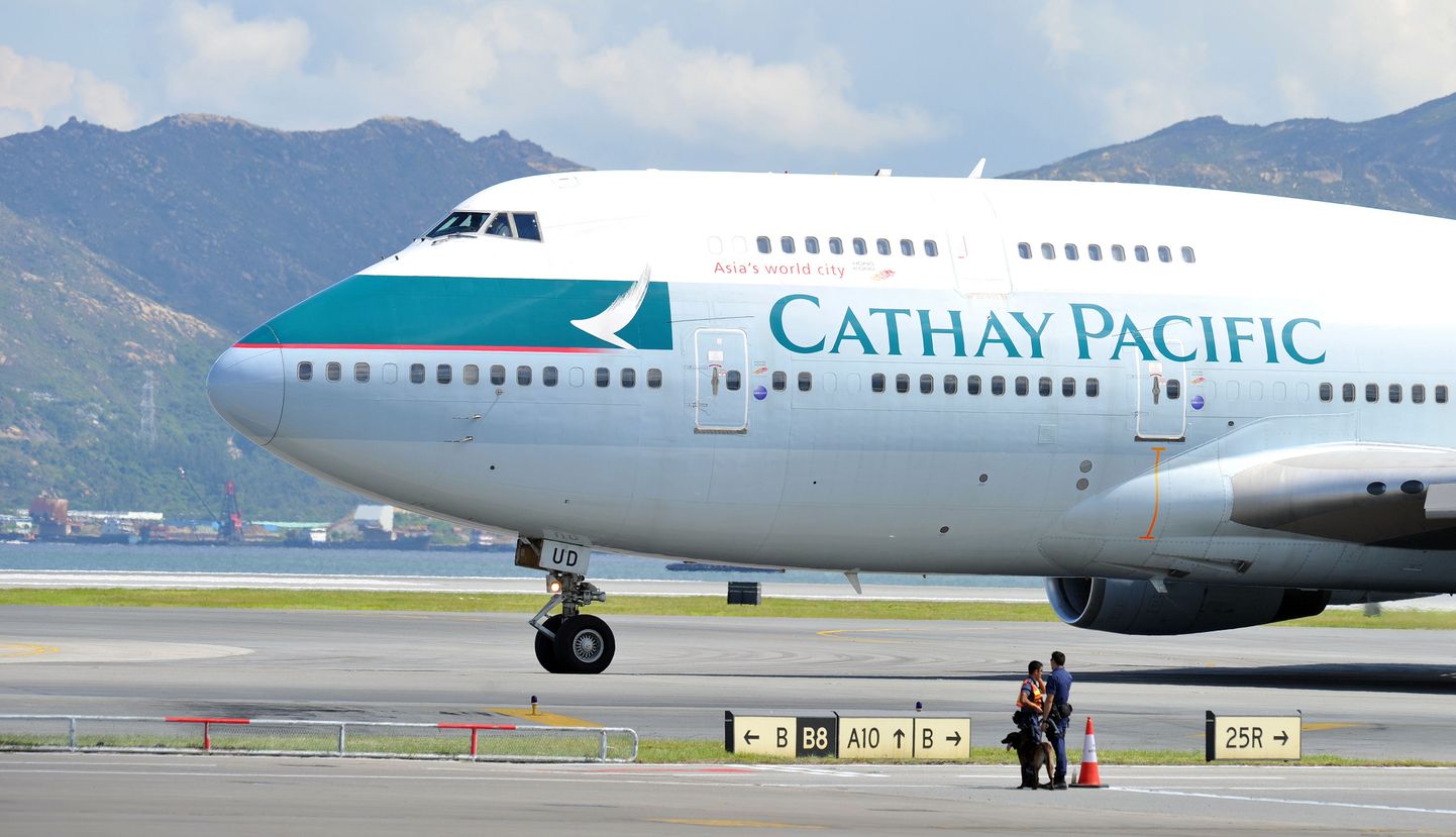 Cathay Pacificu lennuk.