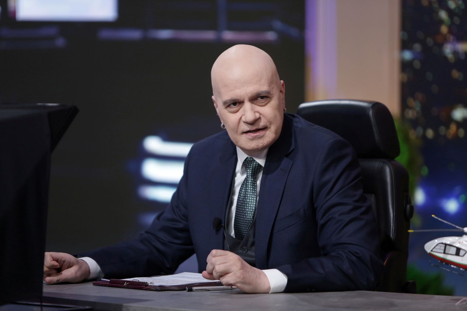 Bulgaaria uue eliidivastase partei Selline Rahvas on Olemas (ITN) liider Slavi Trifonov.