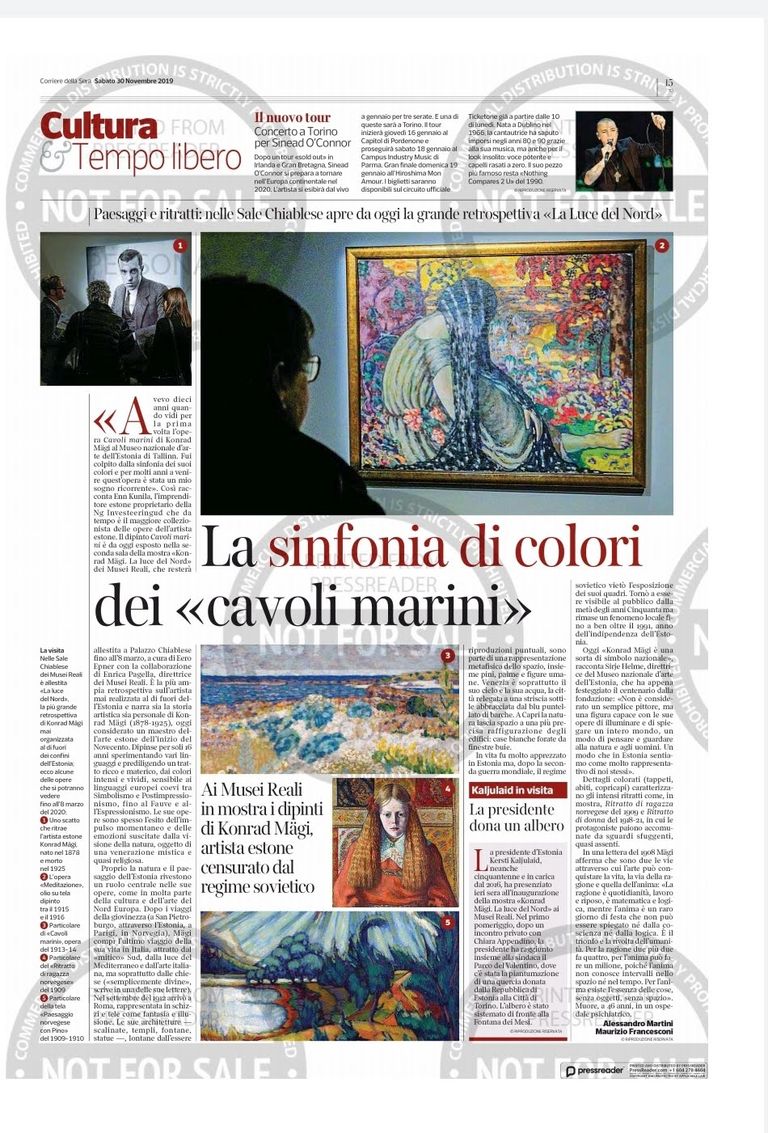 Corriere della Seras, 30. november 2019