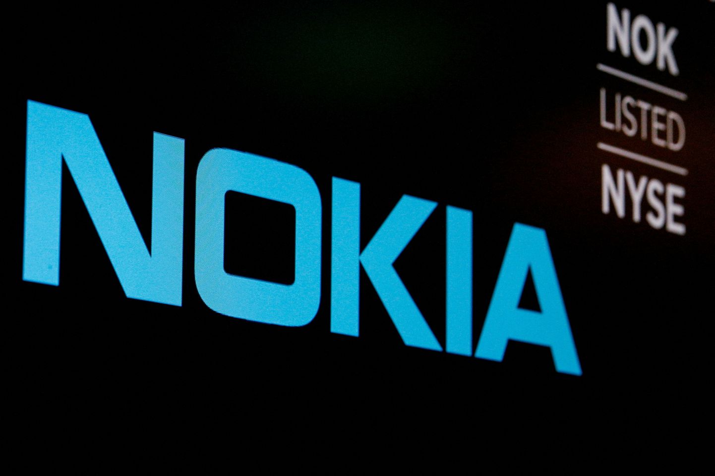 Nokia logo New Yorgi börsil.