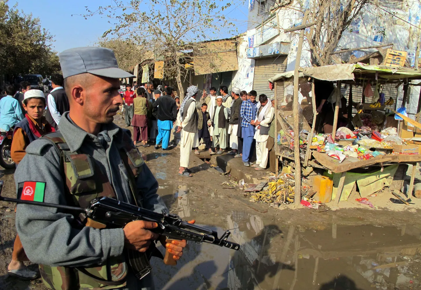 Afganistani politseinik.