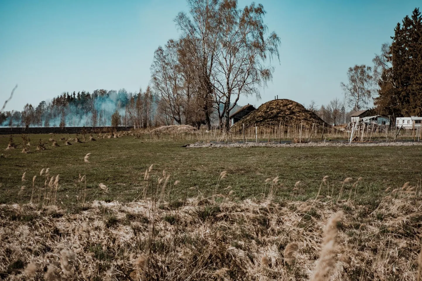 Kulupõlengut Nurme külas kustutati neli tundi.