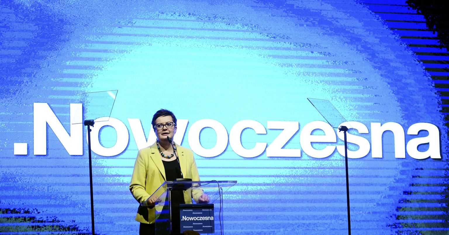Poola opositsioonierakonna Nowoczesna uus liider Katarzyna Lubnauer.