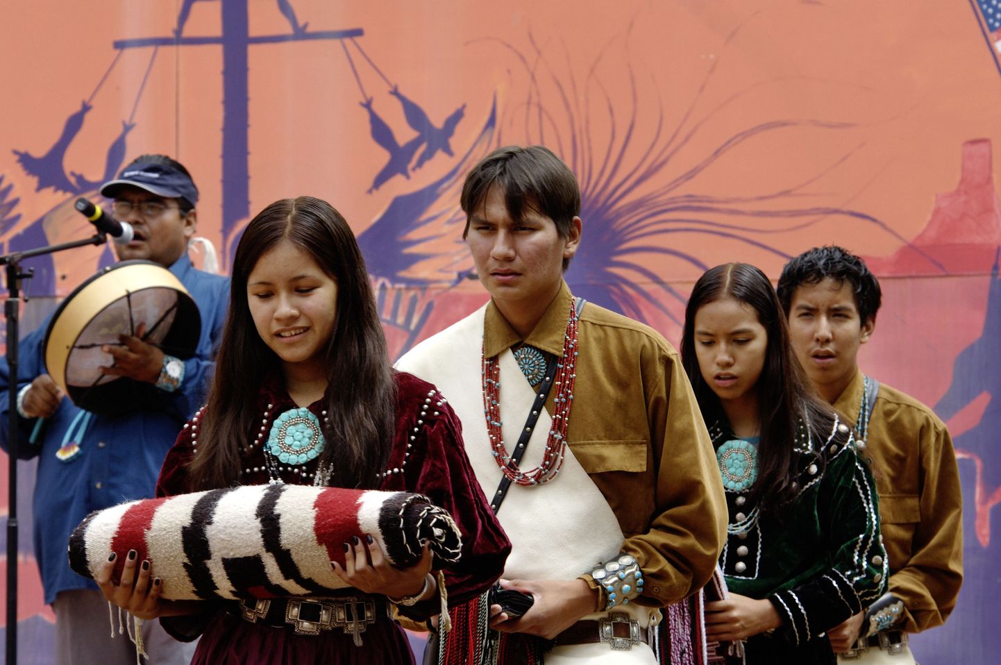 Navajo tantsijad tähistavad pühasid New Mexicos.
