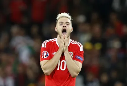 Aaron Ramsey saab poolfinaalis kaaslasi vaid moraalselt toetada. Foto: