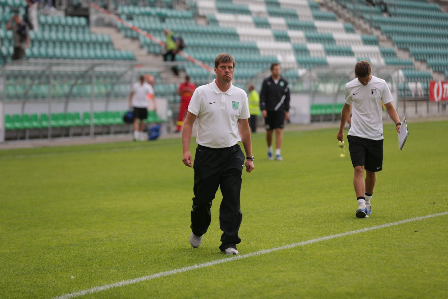 FC Flora peatreener Marko Lelov.
