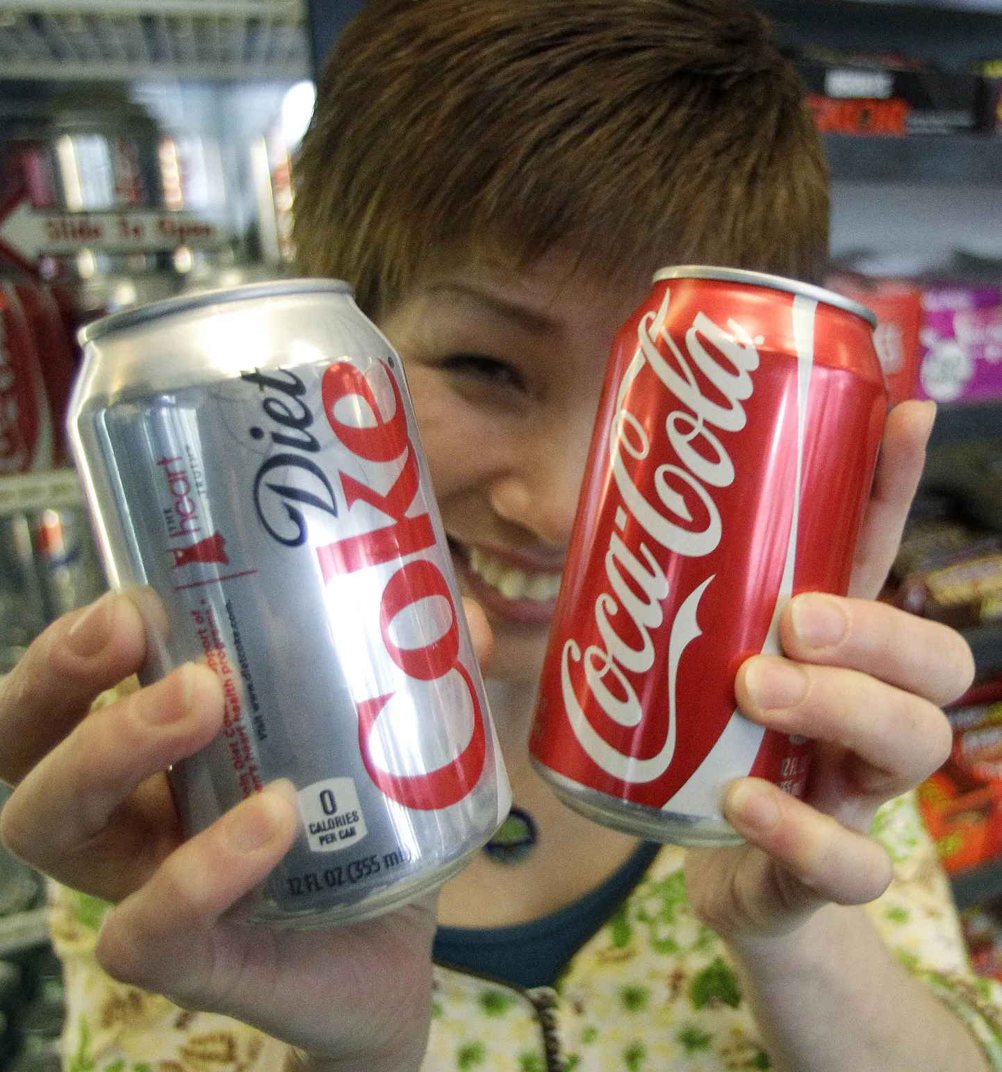 Tavaline Coca-Cola ja dieet Coca-Cola
