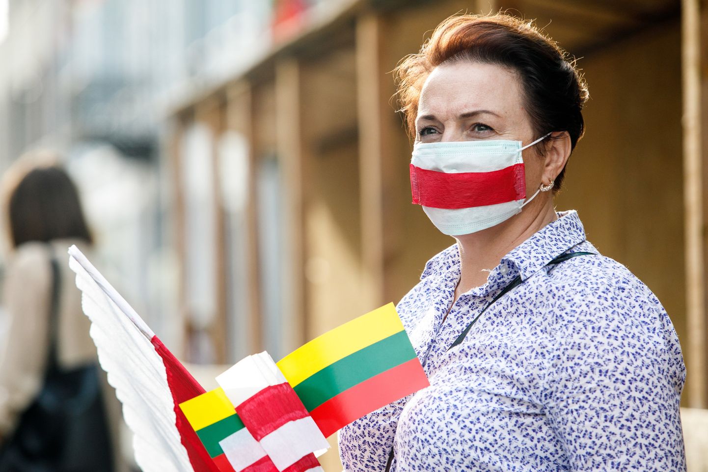 Baltijas ceļa piemiņas pasākums Lietuvā Baltkrievijas atbalstam 