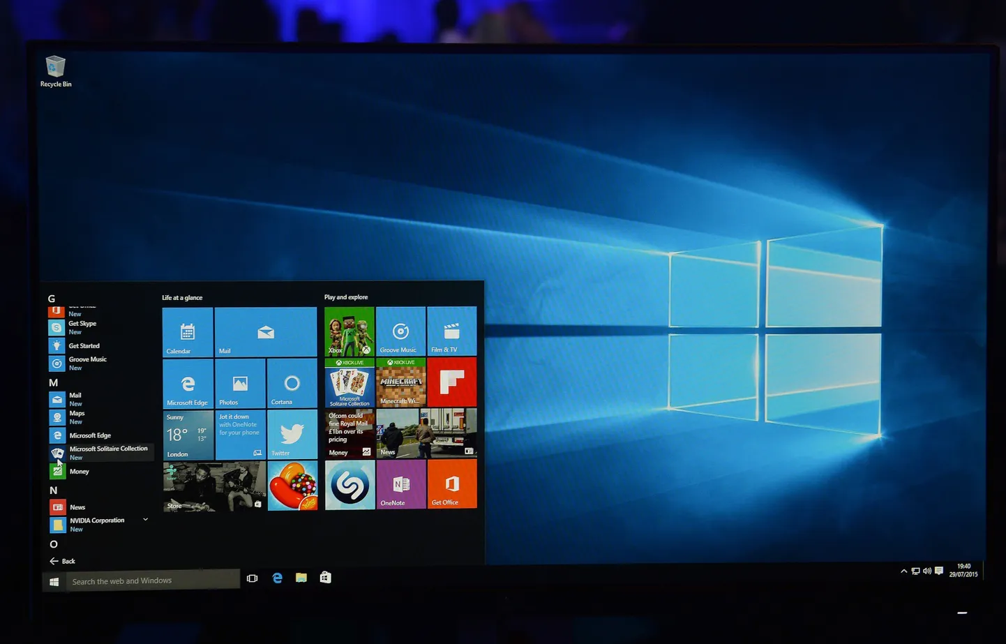 Microsoft Windows 10.