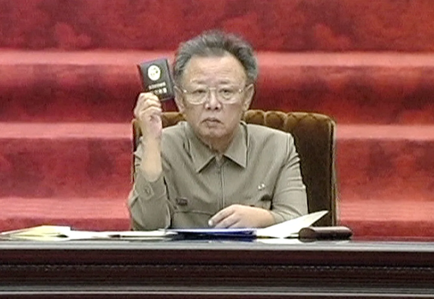 Põhja-Korea riigipea Kim Jong-il eelmisel nädalal Pyongyangis.