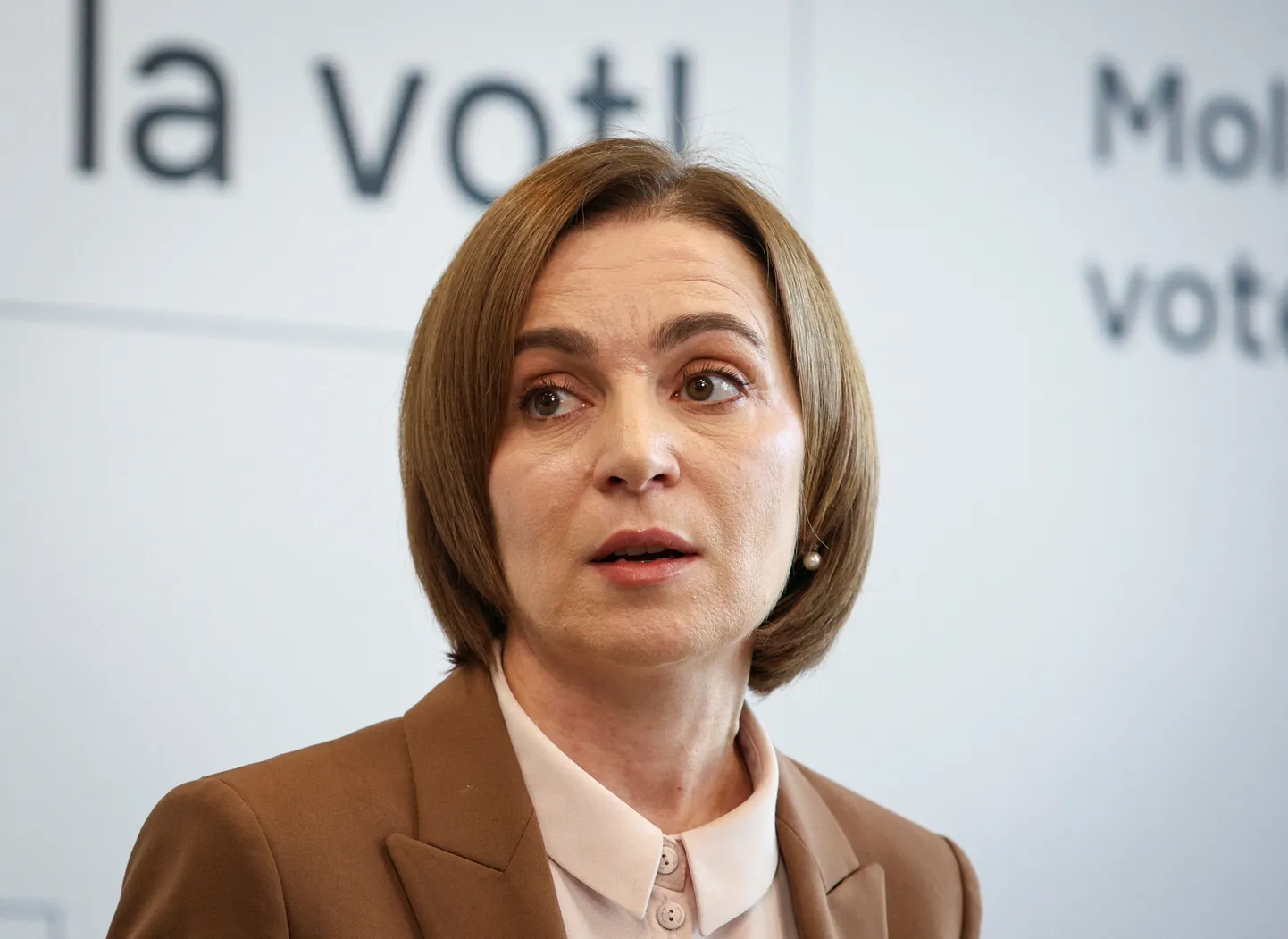 Moldova president Maia Sandu. 1.11.2024.