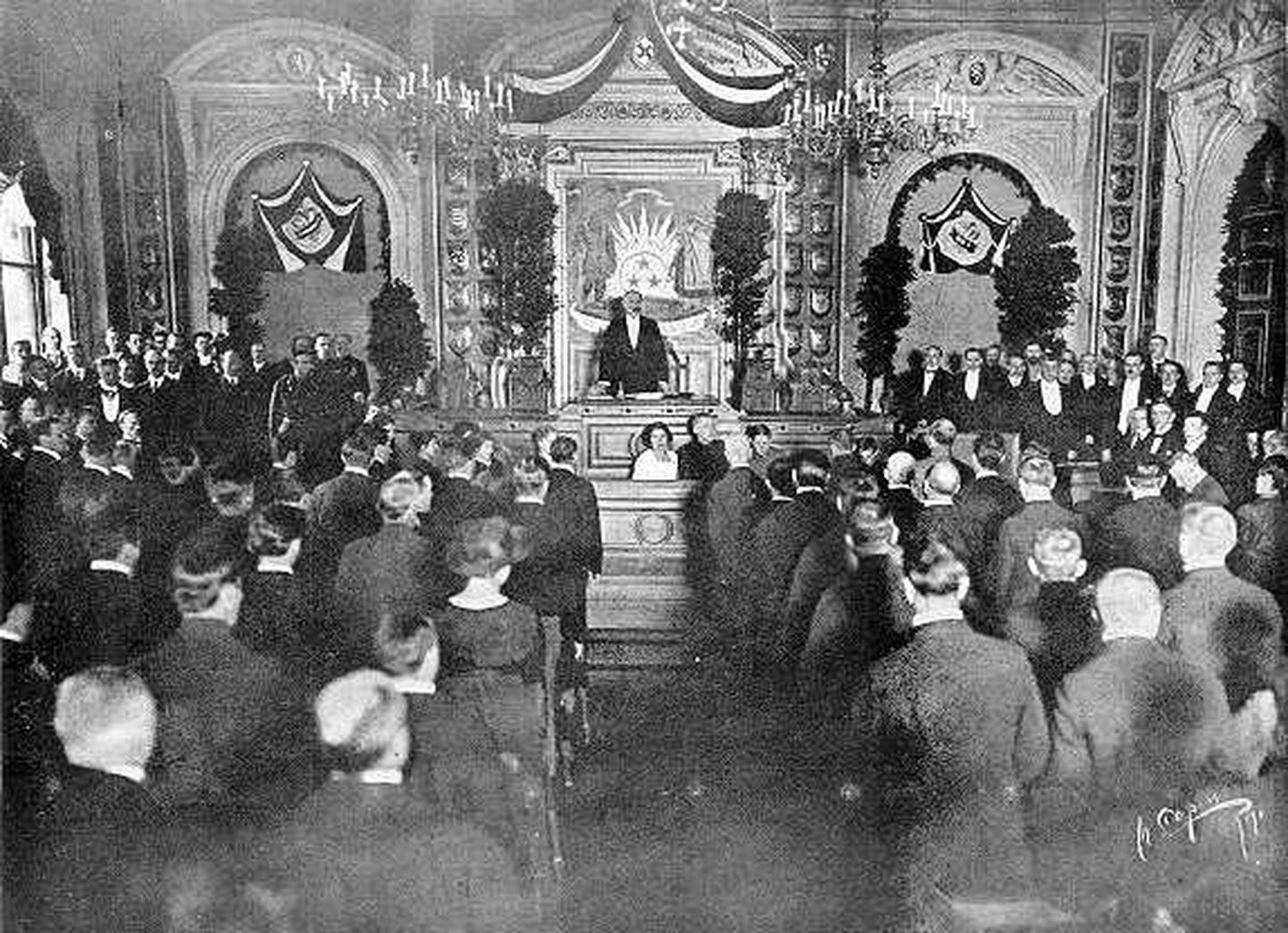 Latvijas Satversmes sapulces atklāšana 1920. gada 1. maijā