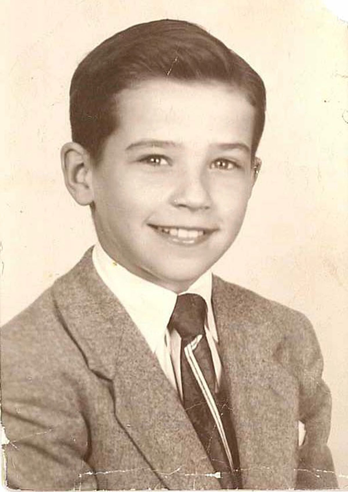 Joe Biden 10-aastasena, mil tema pere hiljem mehe koduks saanud Delaware'i osariiki kolis.