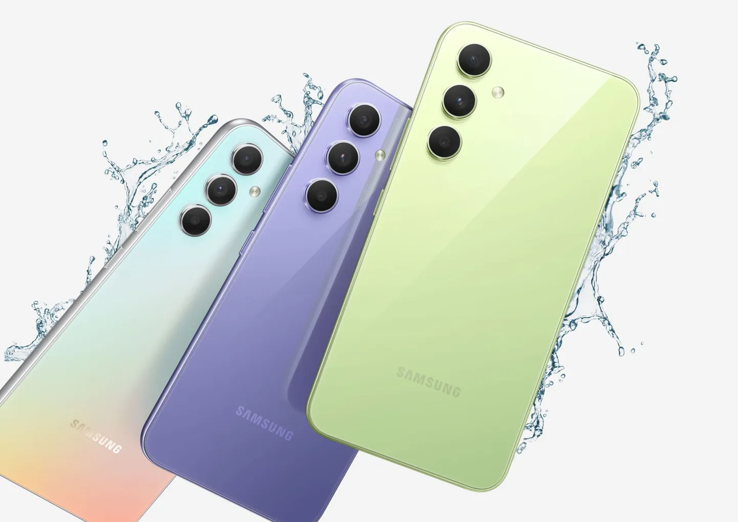 Uued Samsungi rahvatelefonid on veekindlad ja kriimustuskindla ekraaniklaasiga.