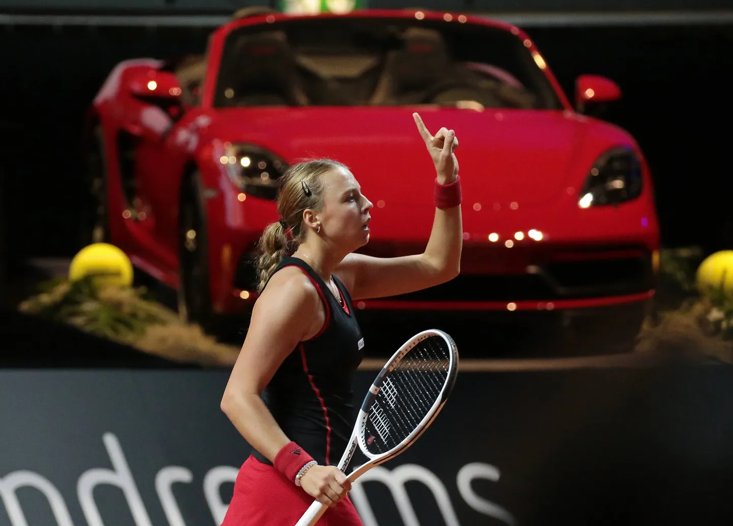 Anett Kontaveit mullusel Stuttgardi turniiril.