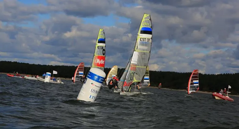 49er klassi finaalsõit Tallinna Nädala regatil 2016 | FOTO: