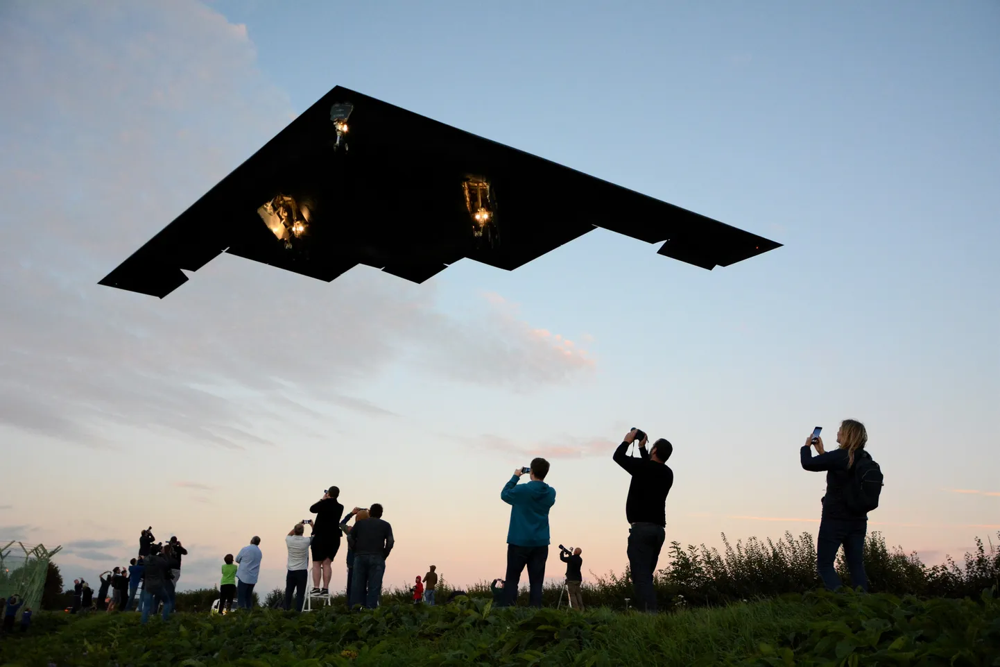 Northrop Grummani B-2 stealth-pommitaja.