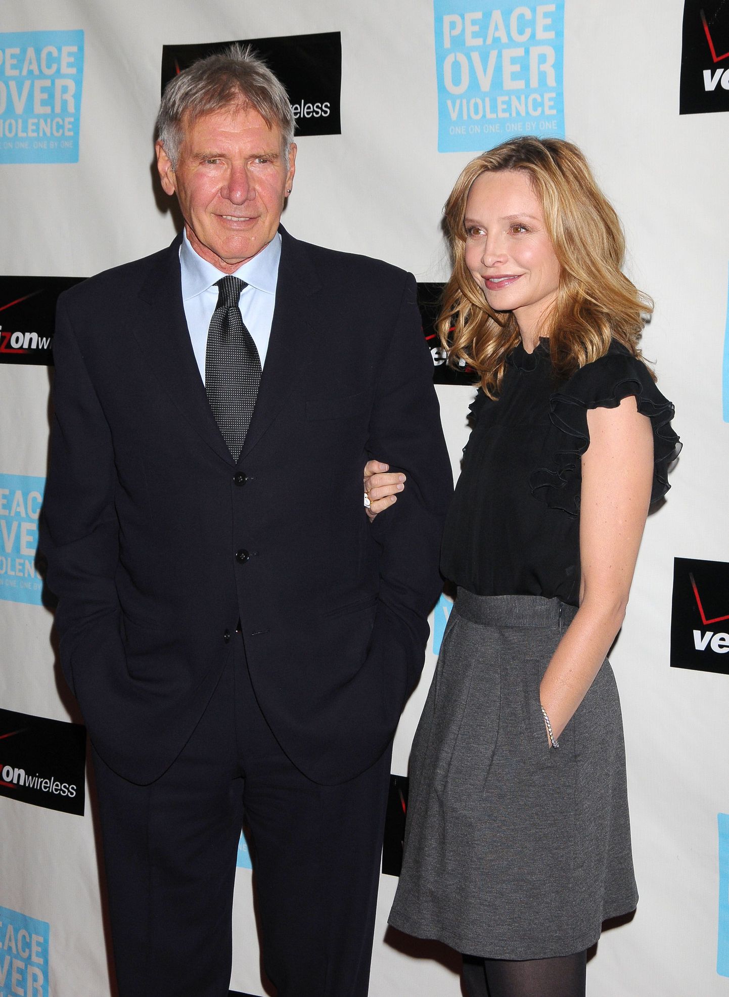 Calista Flockhart koos oma mehe Harrison Fordiga. Foto tehtud paar nädalat tagasi