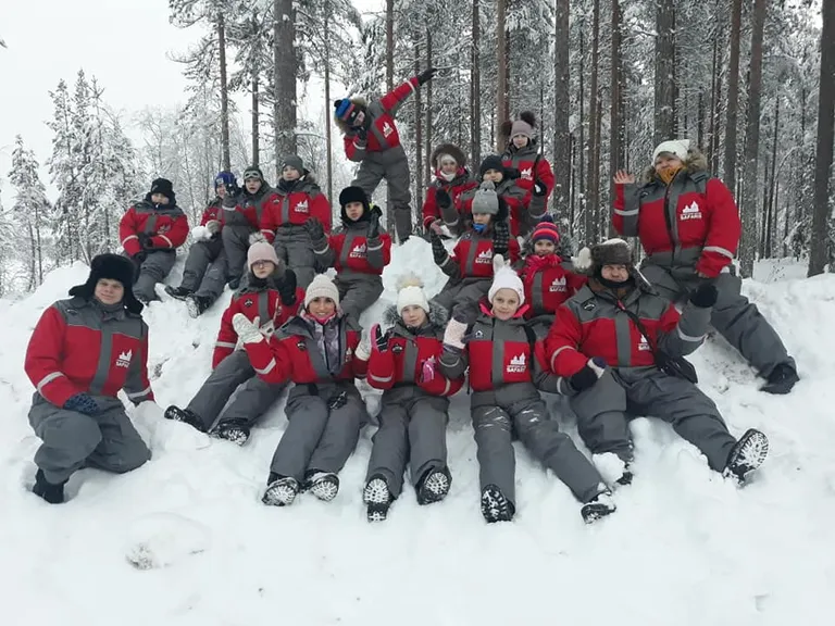 Valga muuseumi Väikeste Muuseumisõprade reis Lapimaale.
