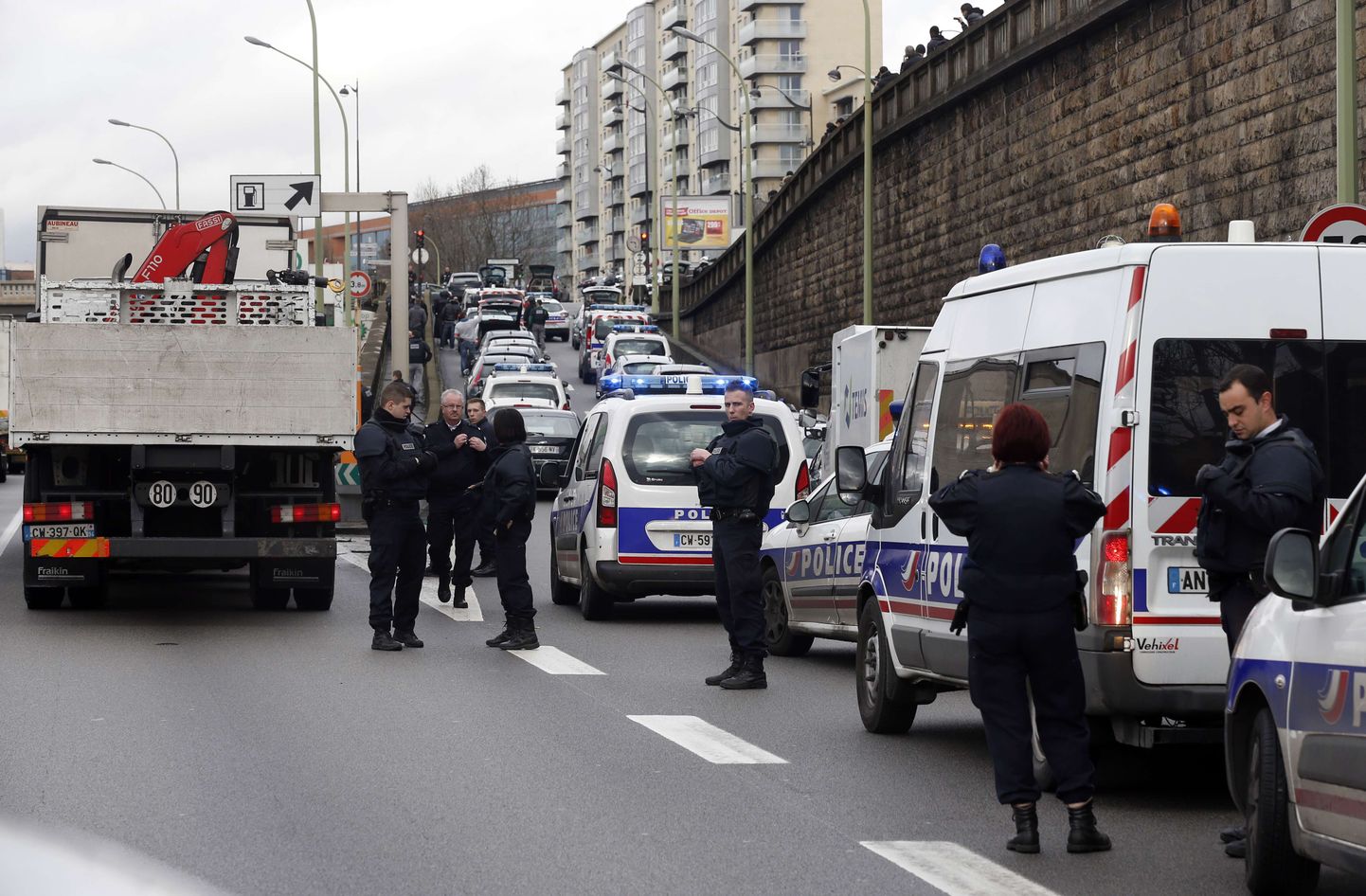 Politsei operatsioon Pariisi idaosas asuvas Porte de Vincennes´.