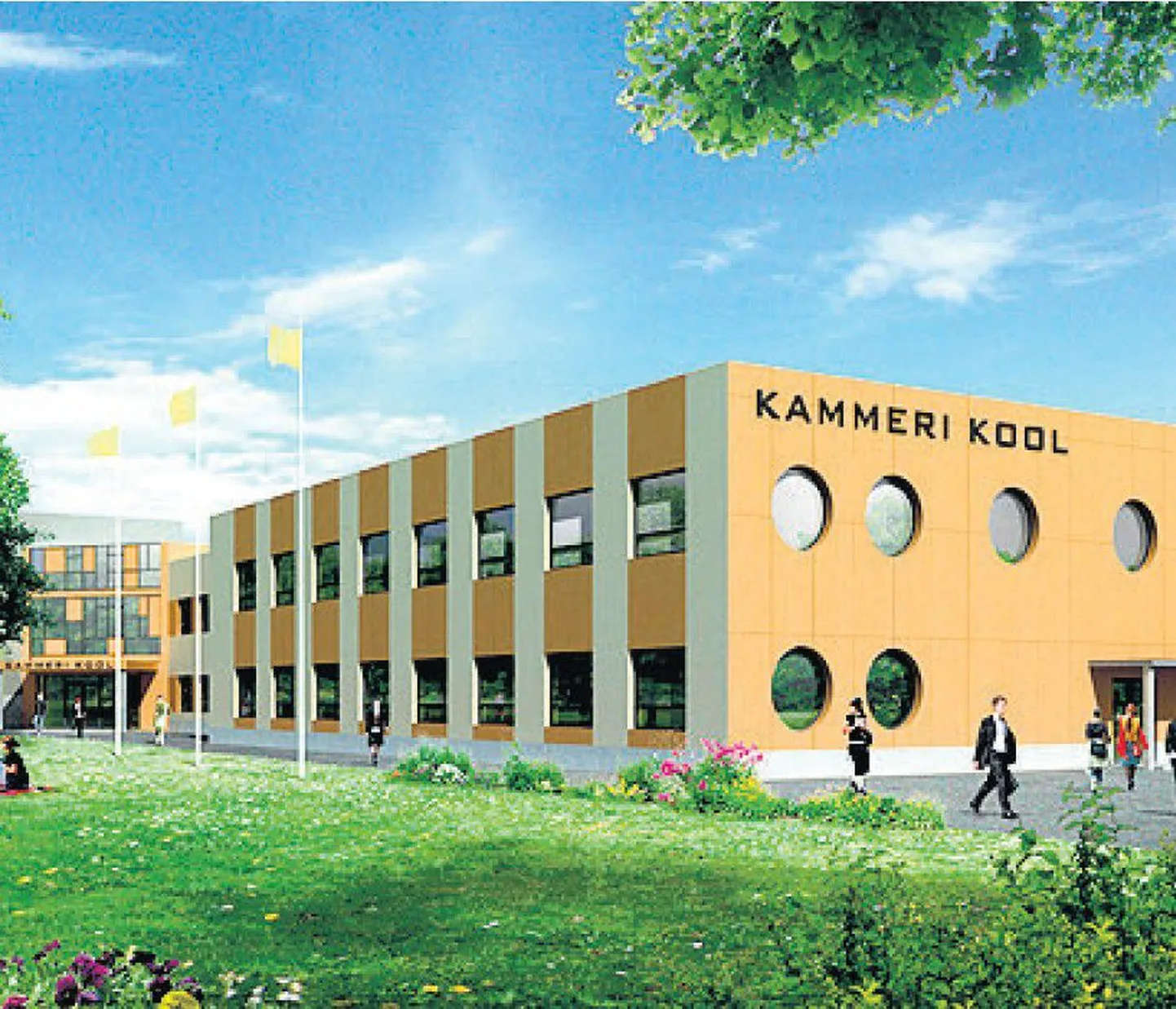Erivajadusega lapsi õpetava Kammeri kooli kompleksi, mida riik kavatseb ehitada, kuuluvad koolimaja, õpilaskodu, võimla ja tööõpetusmaja.