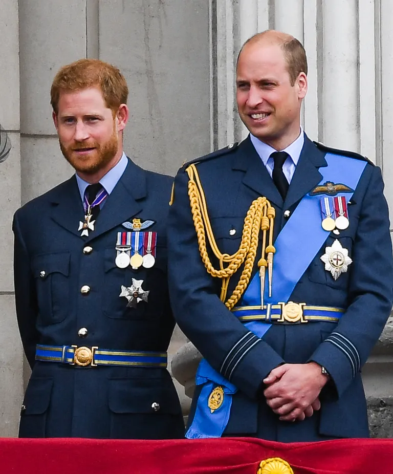 Prints Harry (vasakul) ja prints William 10. juulil 2018 Buckinghami palee rõdul