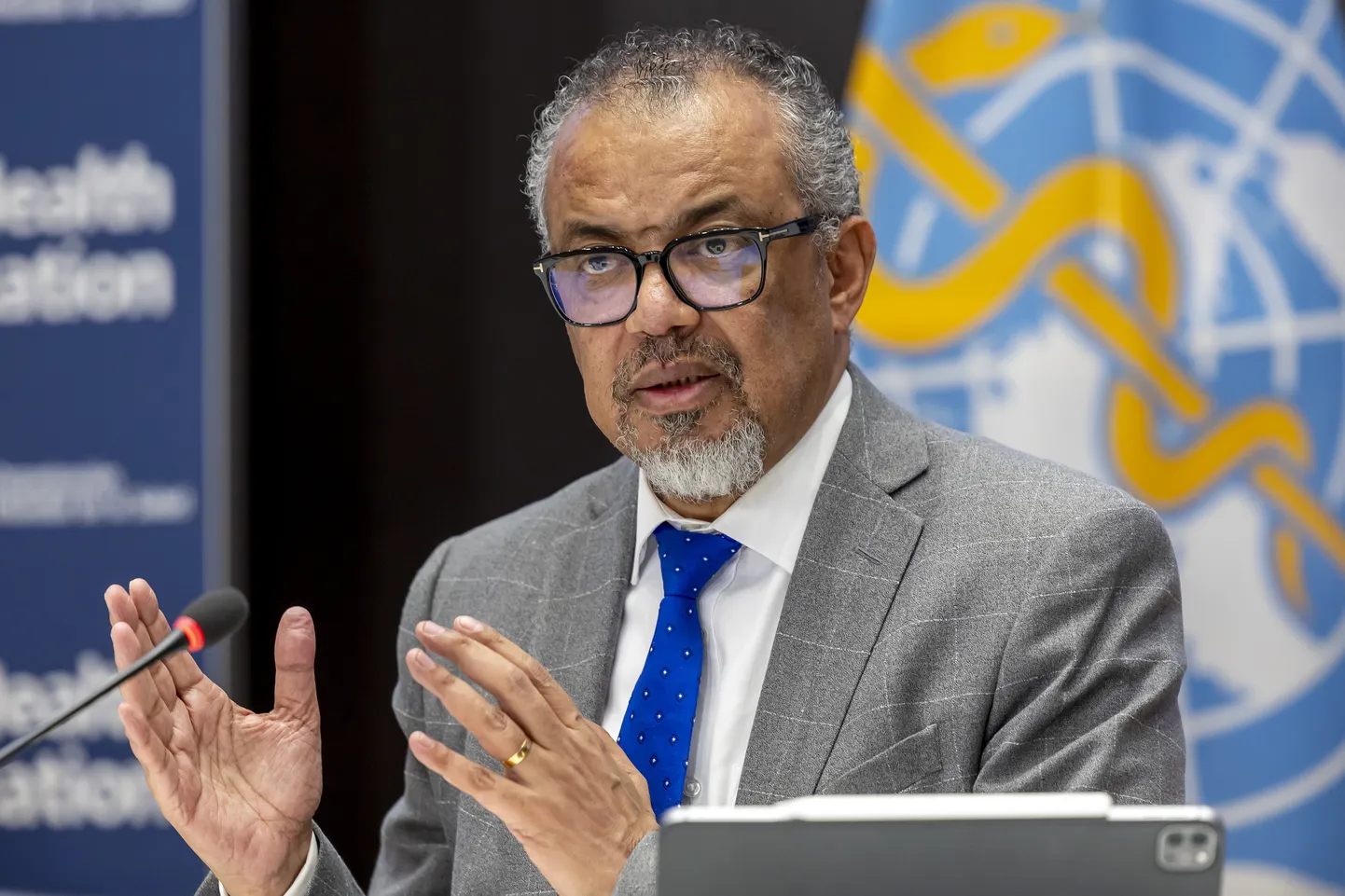 WHO peadirektor Tedros Adhanom Ghebreyesus. 10. detsember 2024.