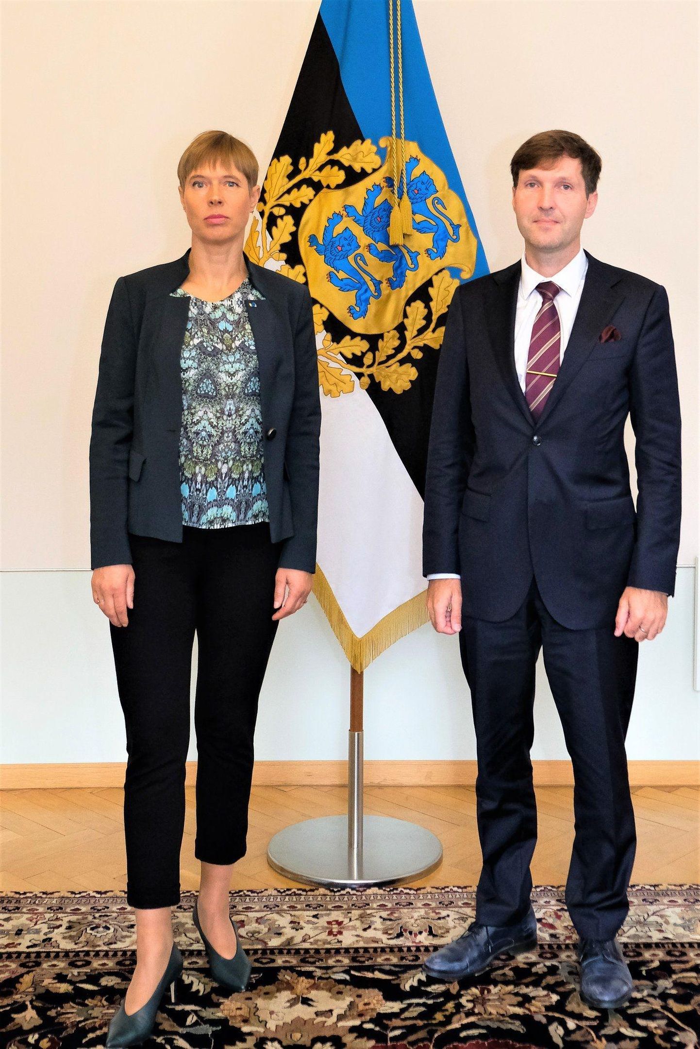 Kersti Kaljulaid (vasakul) ja Martin Helme (paremal).