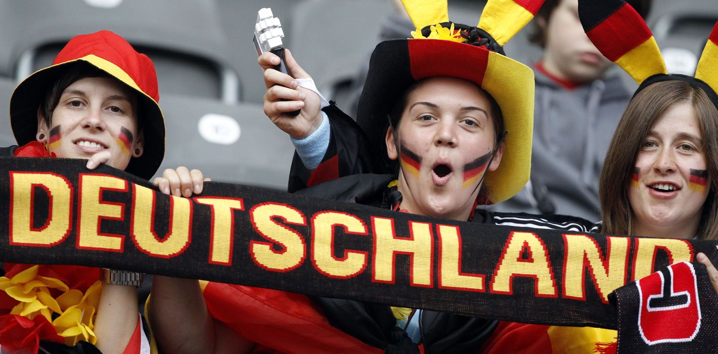 Saksa jalgpallifännid.