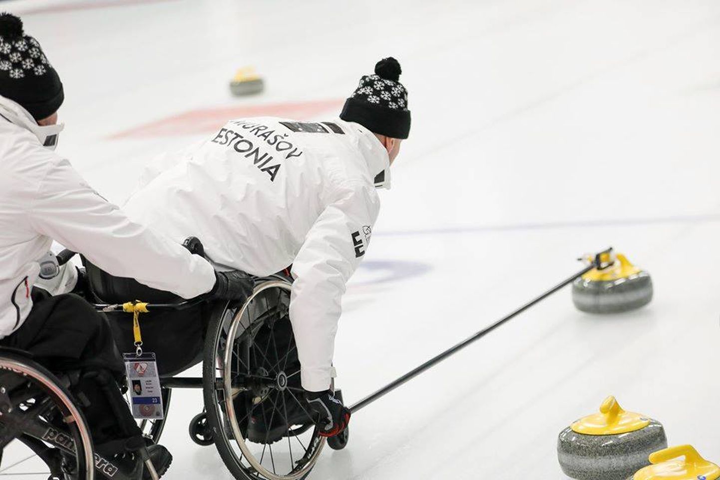 Eesti ratastoolikurlingu võistkond.