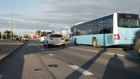 ГАЛЕРЕЯ ⟩ В Таллинне столкнулись два автобуса