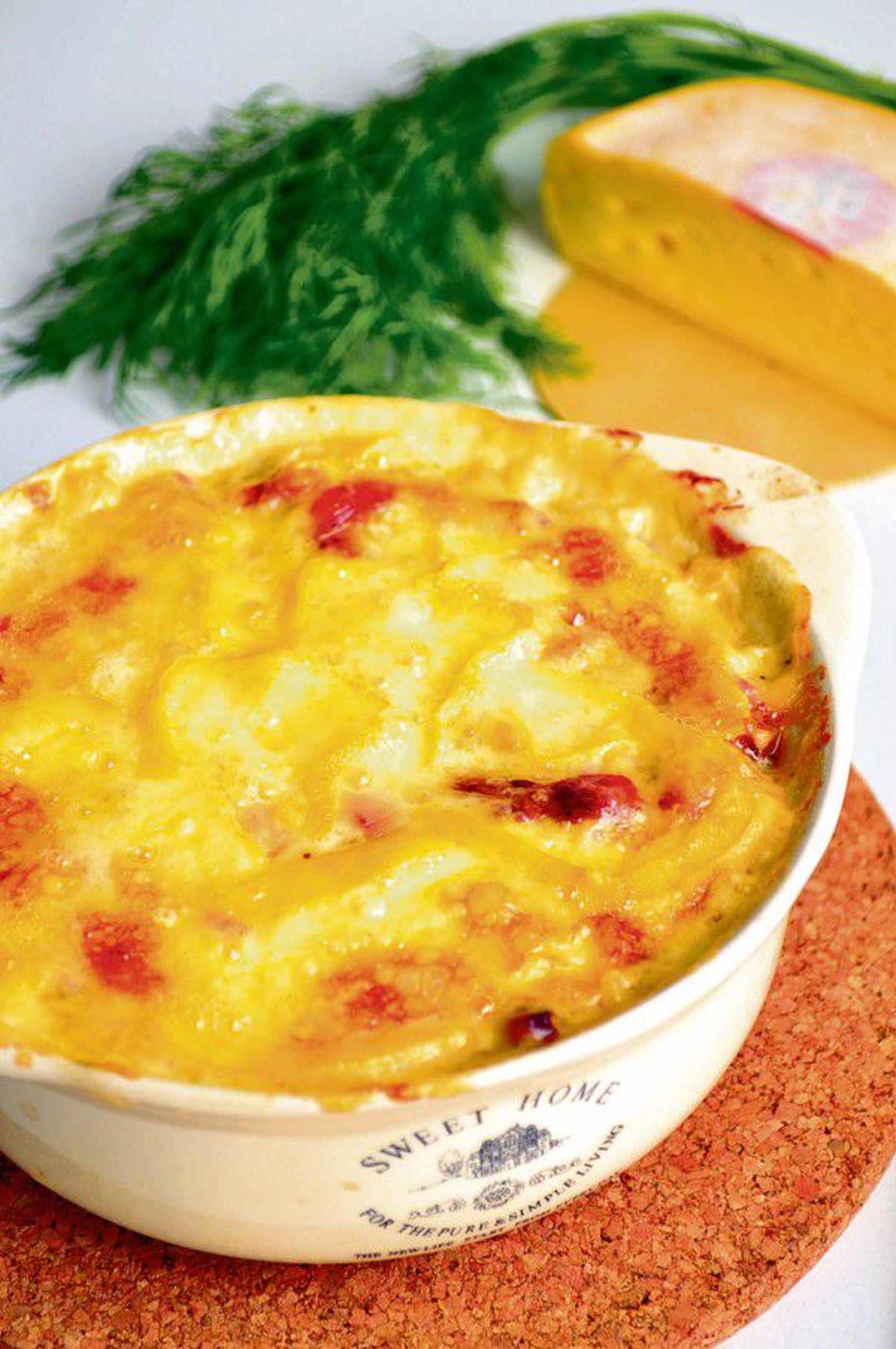 Juusturohke: 
tuttavlikule ja lihtsale kartuli-
vormile annab prantsusepärase maitsejume õige juust.