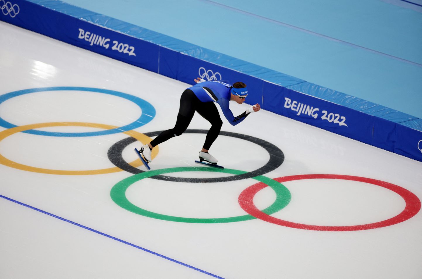 Marten Liiv Pekingi olümpiamängude treeningul.