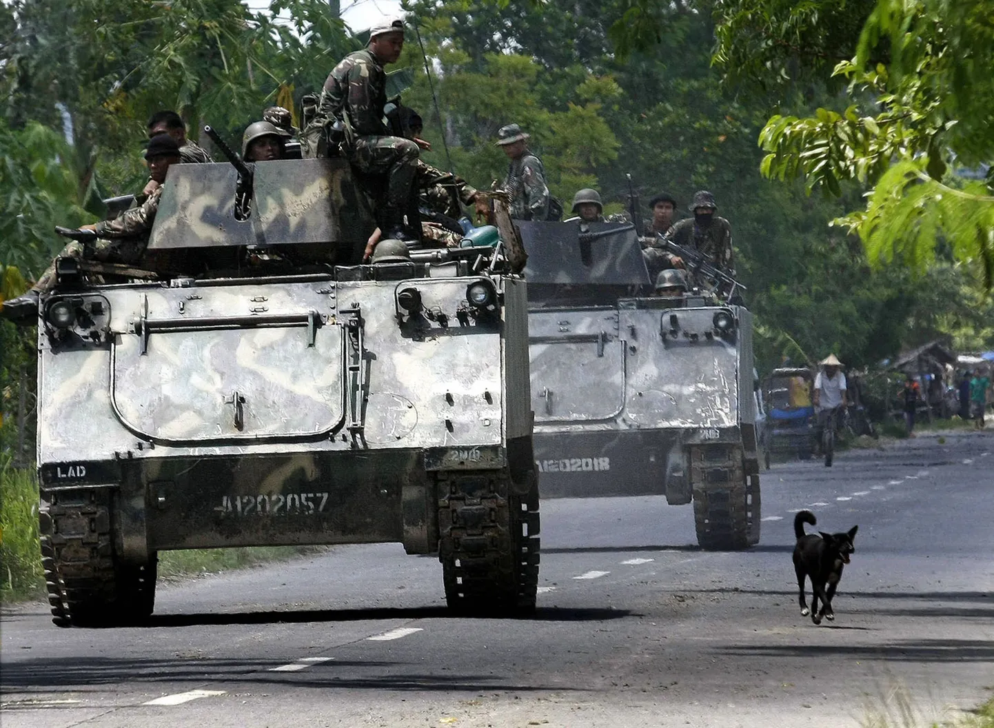Filipiinide armee sõdurid.