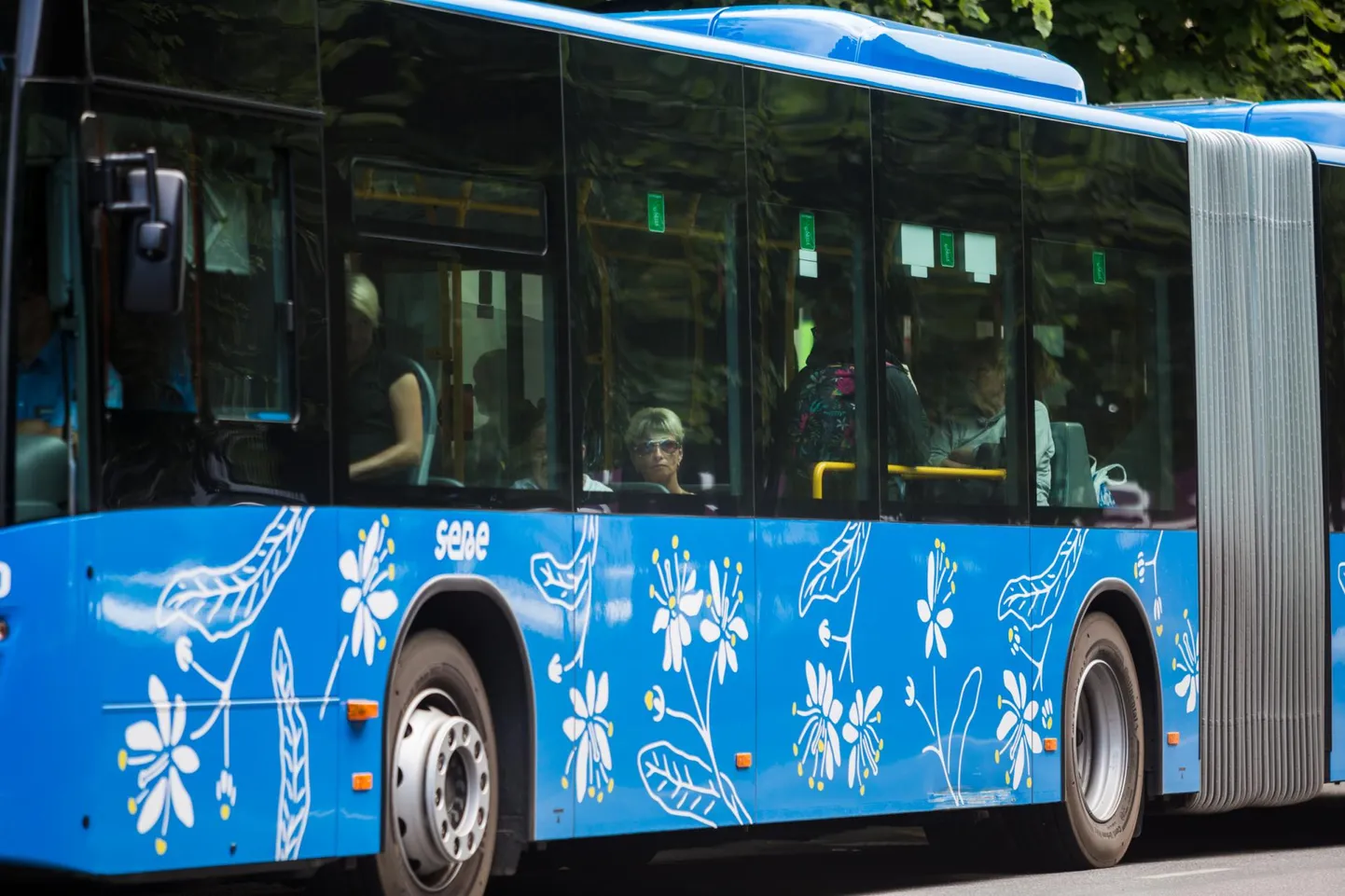 Pärnu linnaliinibuss. Foto on illustreeriv.