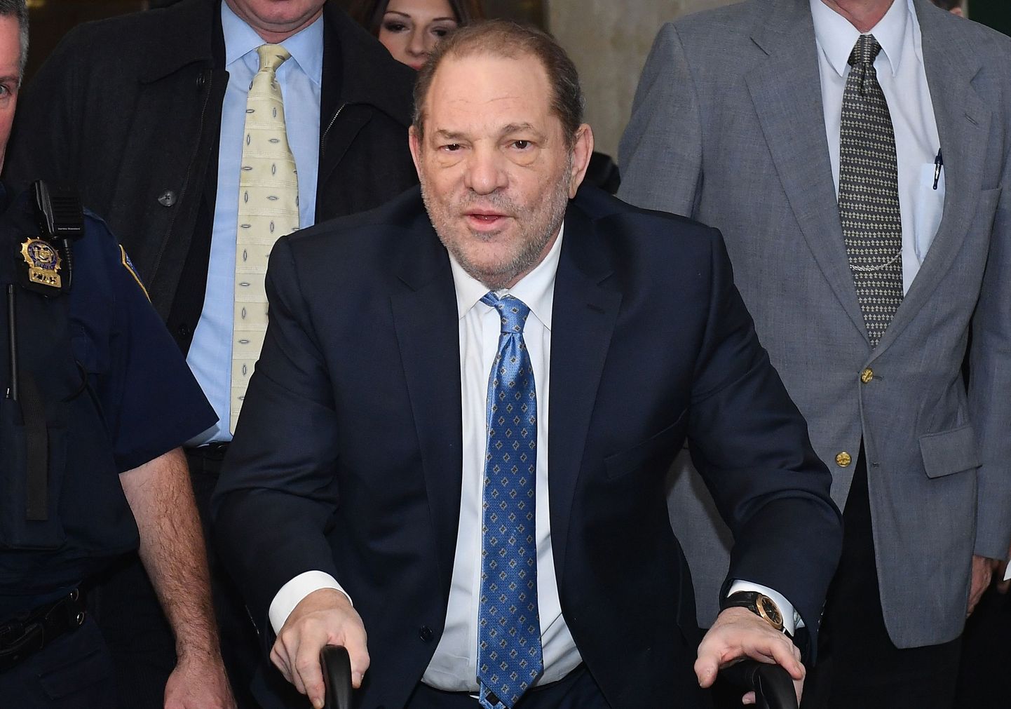 Harvey Weinstein saabumas 24. veebruaril 2020 New Yorgi Manhattani kriminaalkohtusse