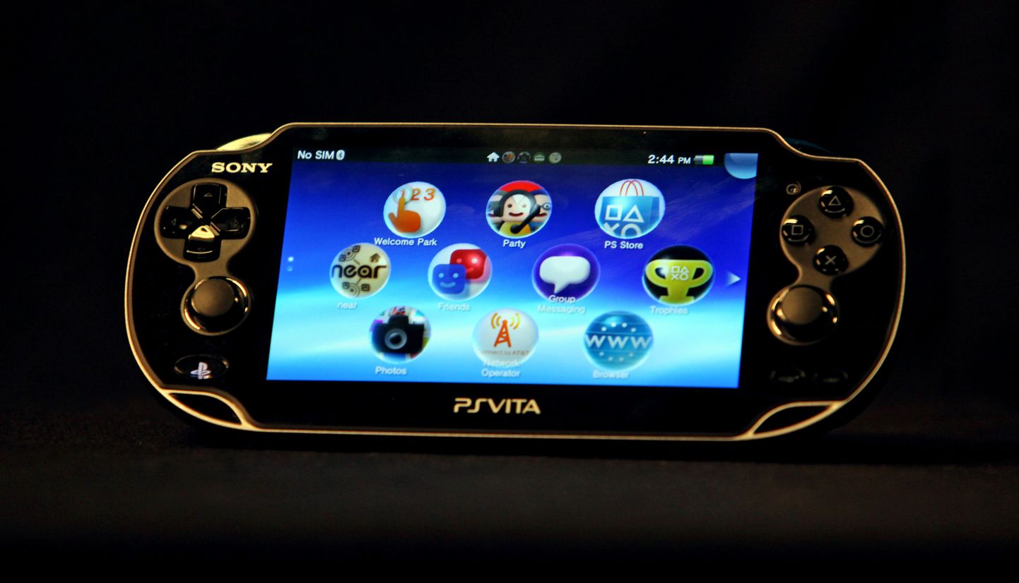 Sony Vita kaasaskantav mängukonsool.