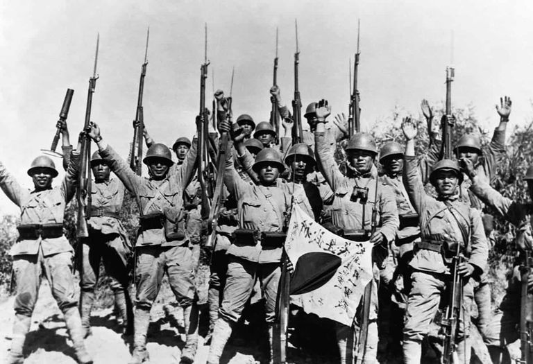 Jaapani väed 1937. aastal Hiinas.