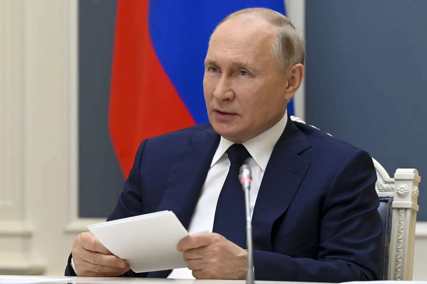 Krievijas autoritārais prezidents Vladimirs Putins