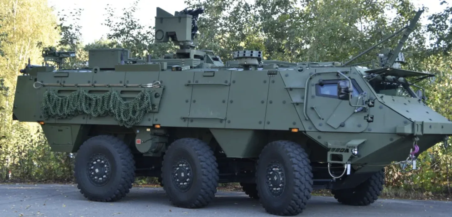Soome Patria uue põlvkonna 6x6 soomuk.