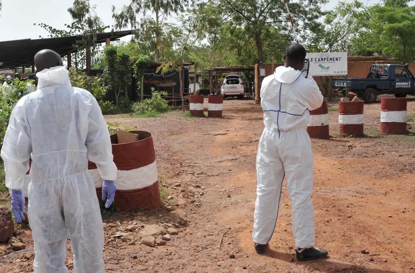 Mali uurijad sündmuskohal Kangaba kuurortis.