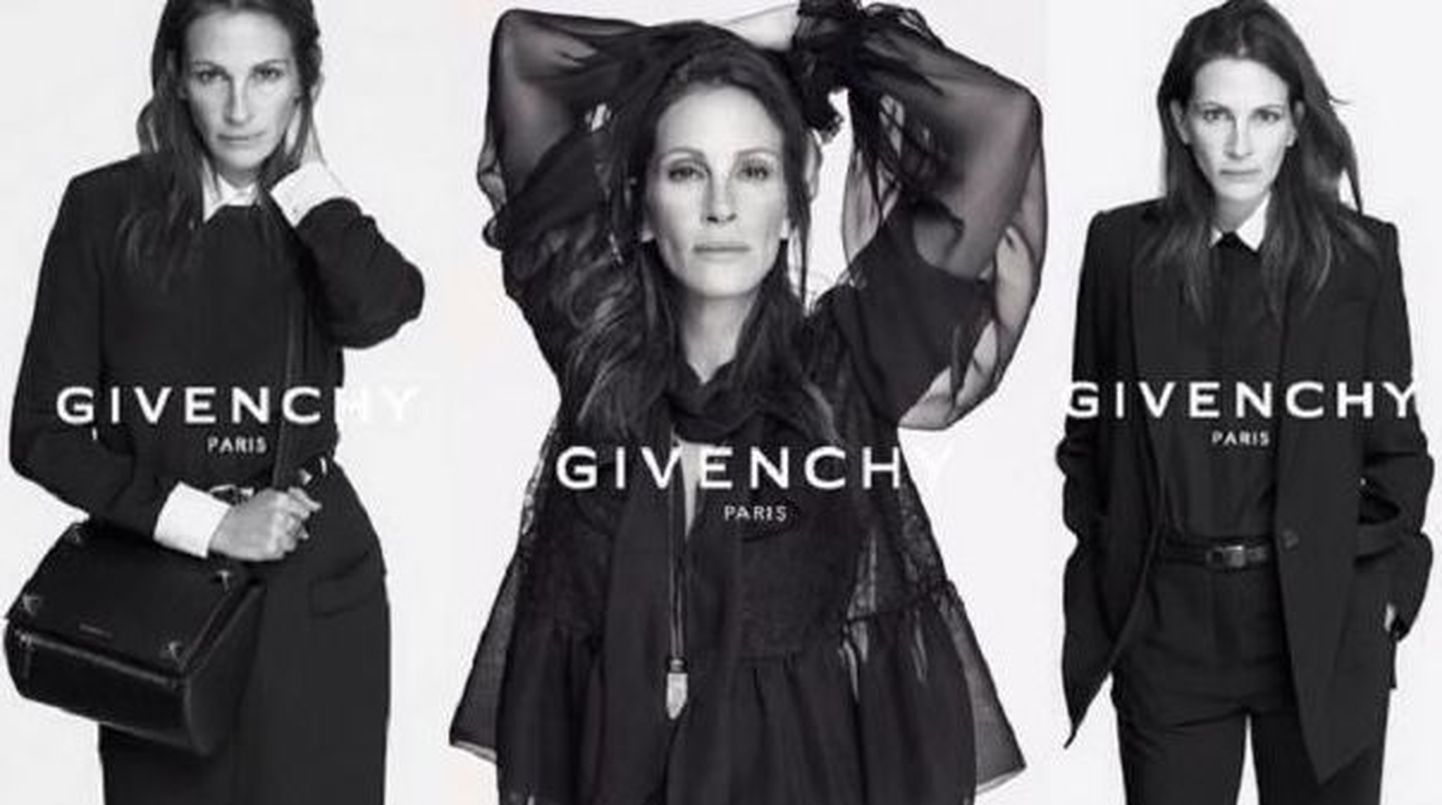 Julia Roberts Givenchy reklaamnäona