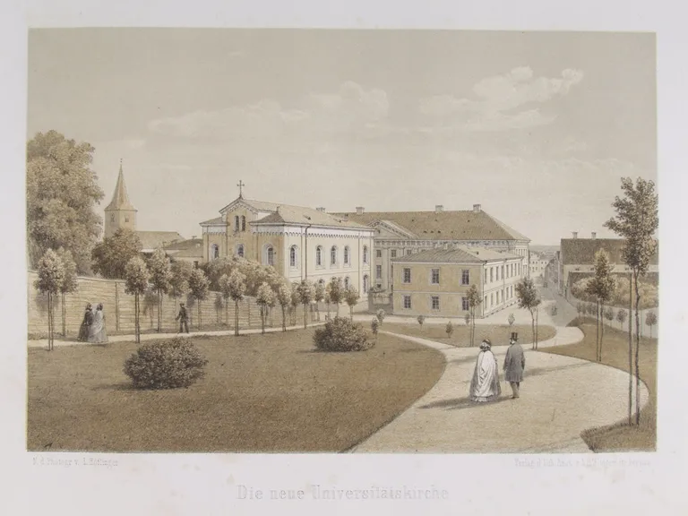 Louis Höflinger. Tartu vaade, 1860.